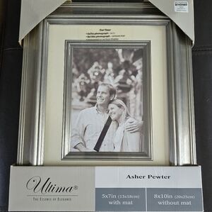 Ultima "Asher" Pewter Picture Frame